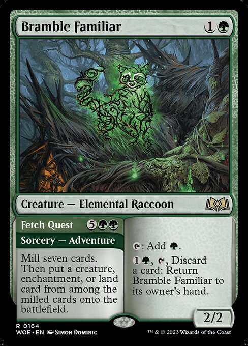 Bramble Familiar // Fetch Quest