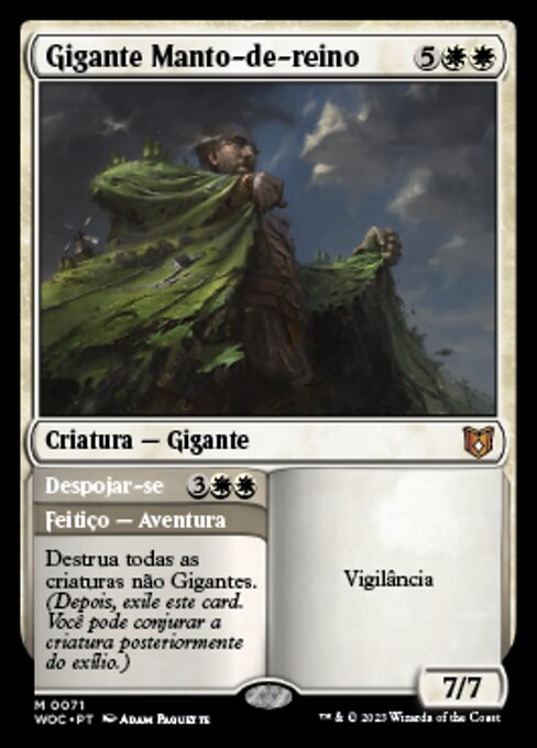 Realm-Cloaked Giant // Cast Off