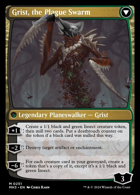 Grist, Voracious Larva // Grist, the Plague Swarm