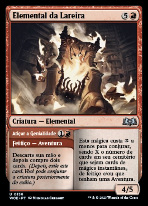 Hearth Elemental // Stoke Genius