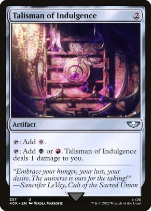 Talisman of Indulgence