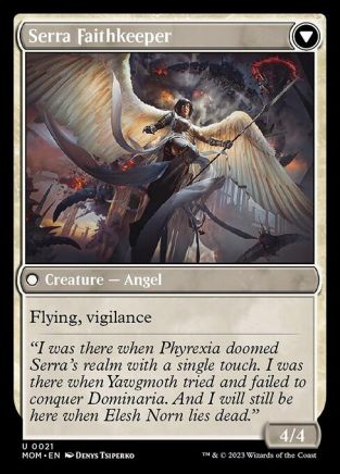 Invasion of Dominaria // Serra Faithkeeper