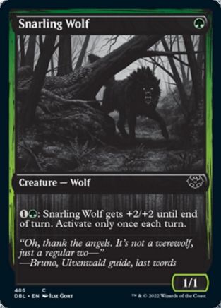 Snarling Wolf