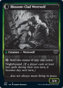 Weaver of Blossoms // Blossom-Clad Werewolf